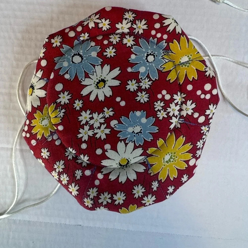 Fabric Jewelry & Makeup Pouch | Floral Drawstring Travel Holder